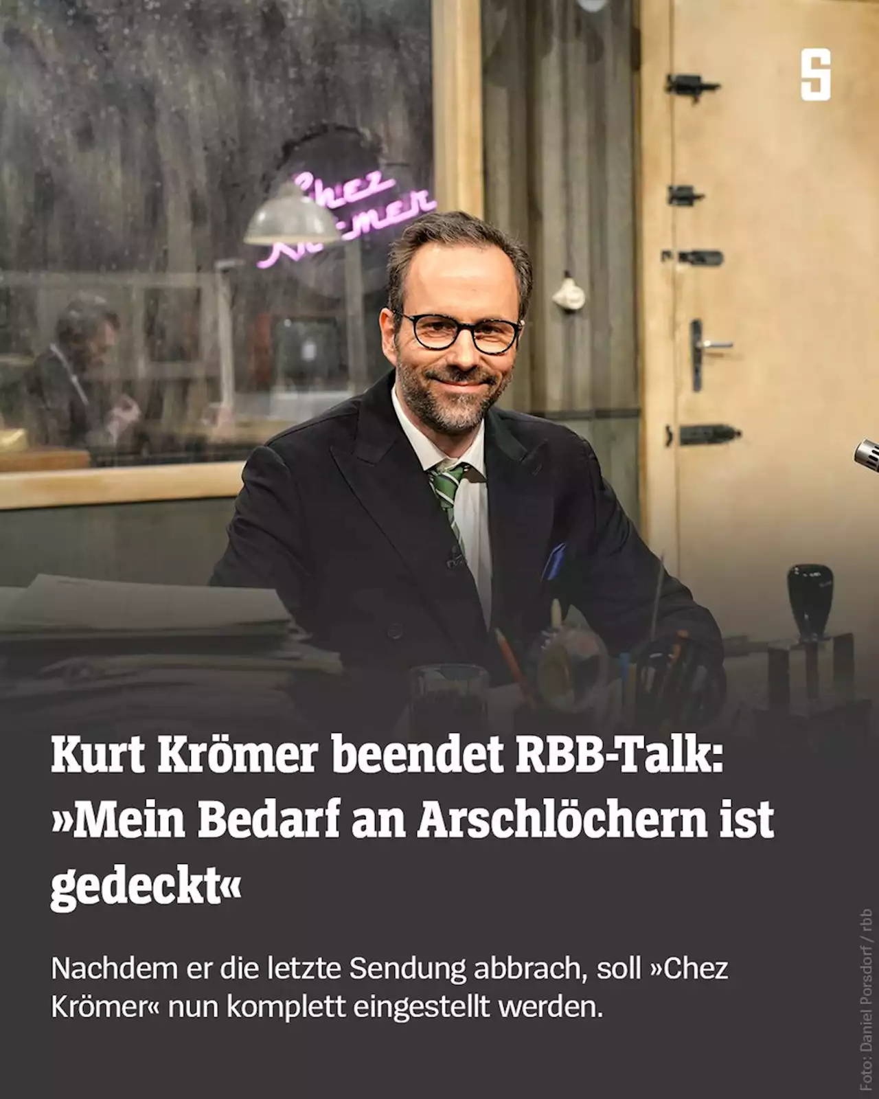 »Chez Krömer«: Aus für RBB-Talkshow nach Streit mit Faisal Kawusi