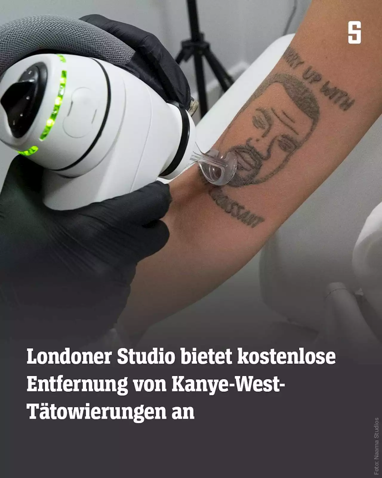 Kanye West alias Ye: Studio in London bietet kostenlose Tattoo-Entfernung an