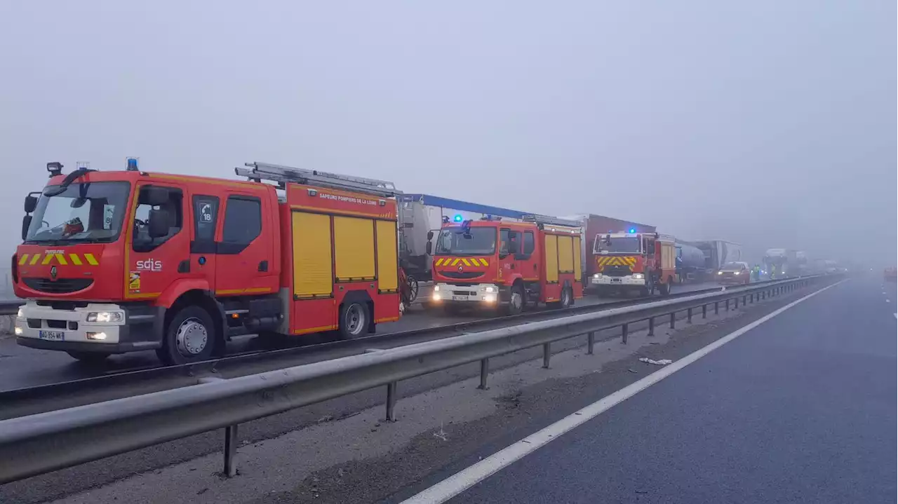 Loire : un mort et plusieurs personnes en urgence absolue après un accident impliquant une trentaine de véhicules sur l'A72