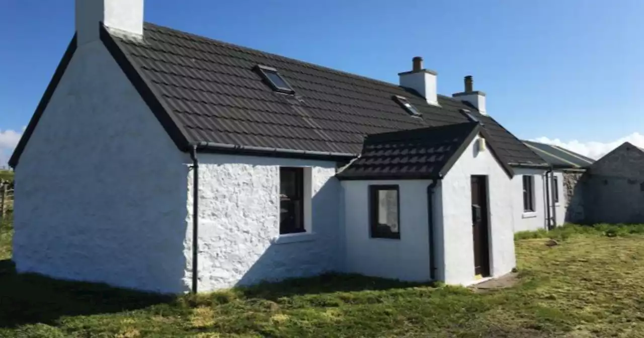 Historic croft on idyllic Scots island cheaper than one bed flat in Glasgow