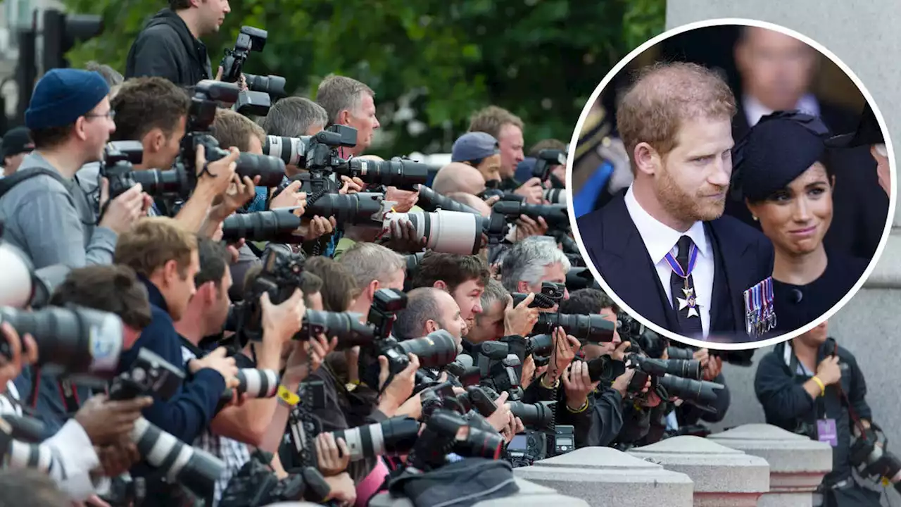 Photo of Harry and Meghan 'hounded by press' in Netflix trailer actually taken at film premiere years before couple met