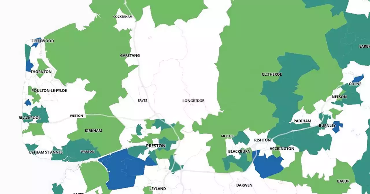 Lancashire Covid hotspots in 10 districts as we head into Christmas