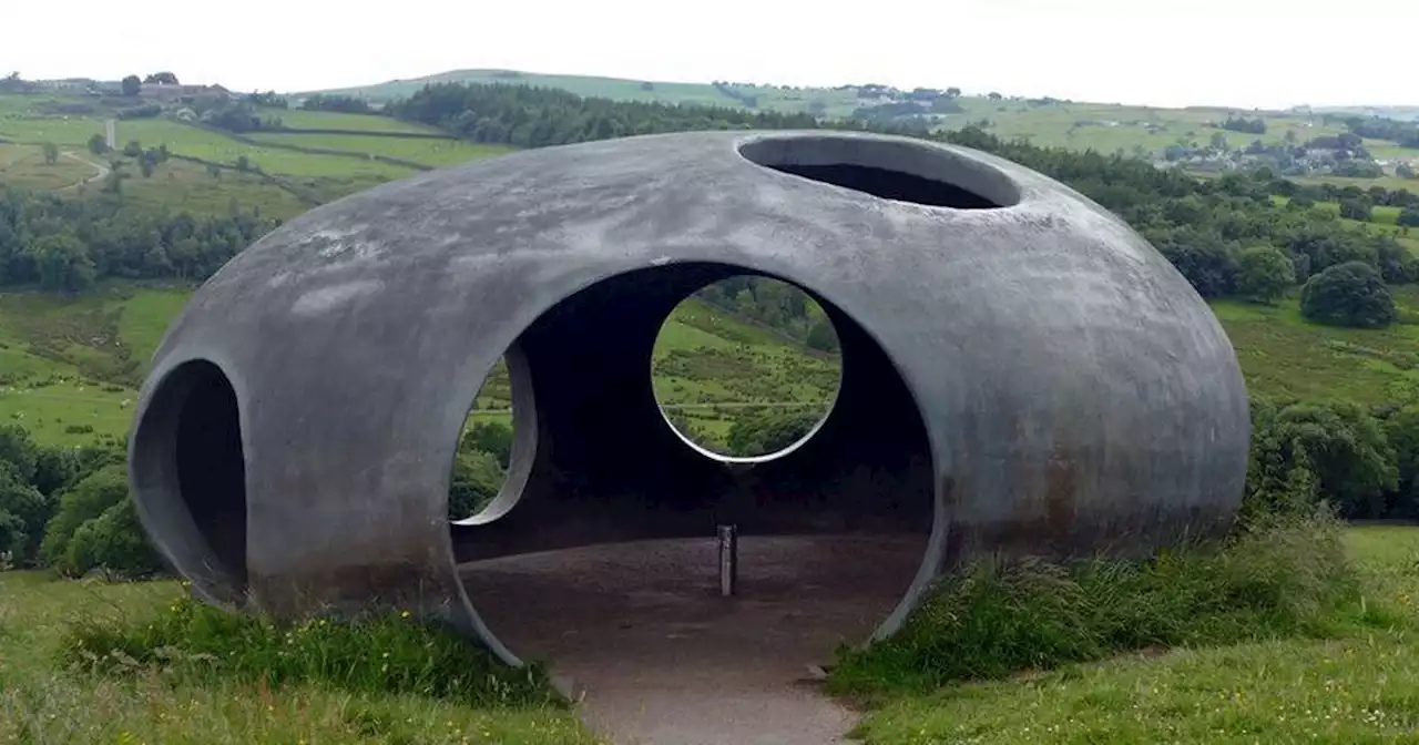 The huge concrete blob a Pendle hill that is far more than just a 'pebble'