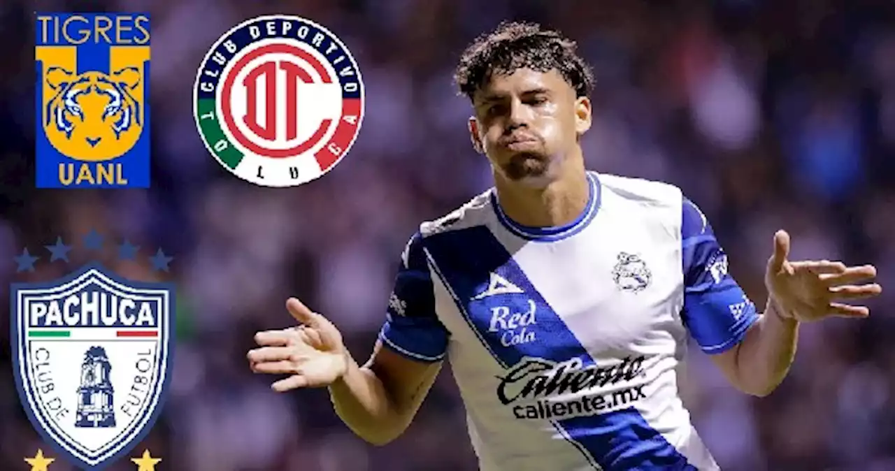 Maxi Araújo es buscado por Tigres, Pachuca y Toluca; Puebla pide 8 mdd