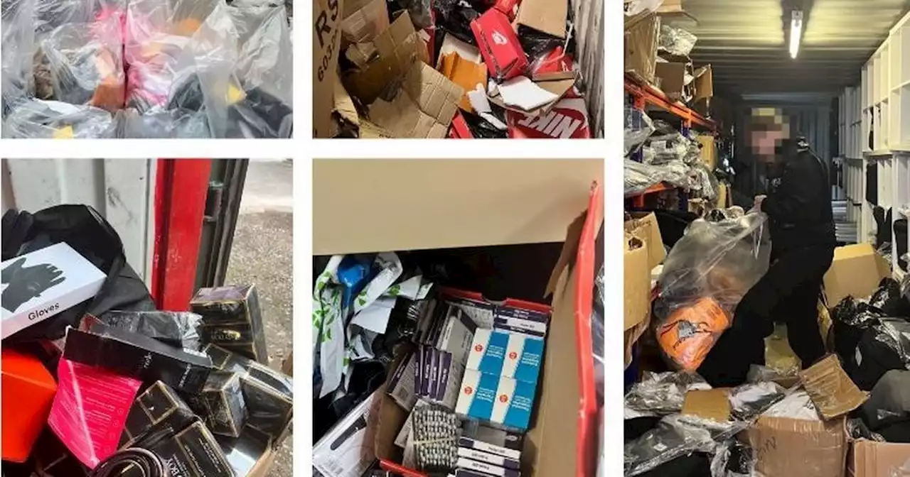 Cops seize ten tonnes of fake goods as gangs steal from each other