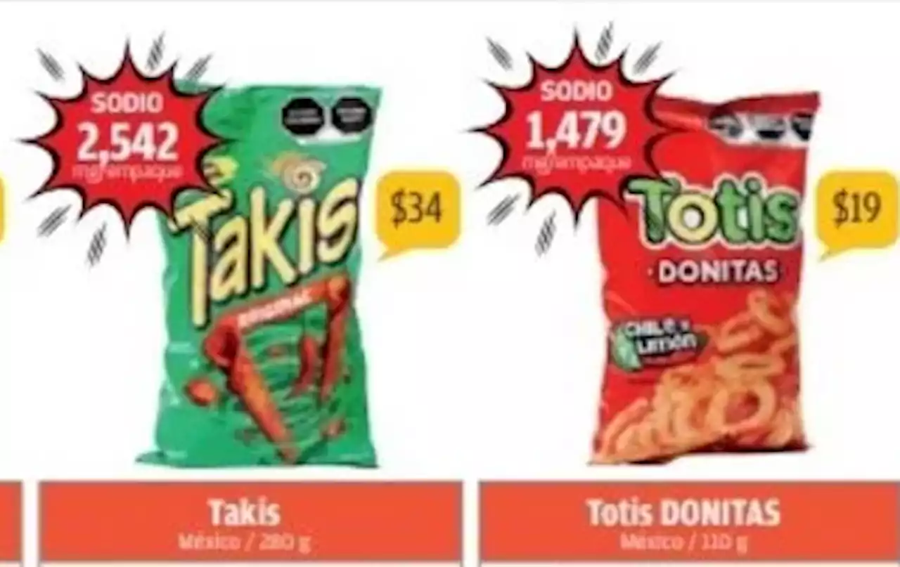 Totis y Takis, botanas que más daño pueden causar, según Profeco