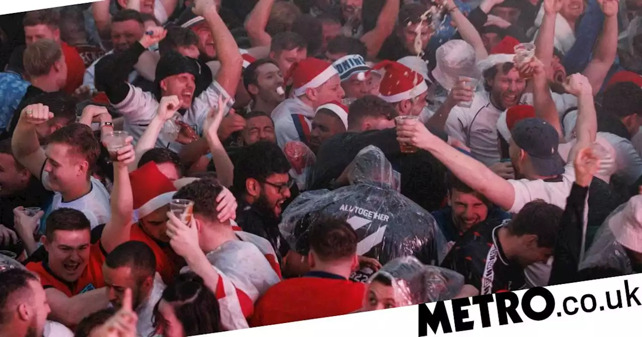 England fans throwing beer into the air could be liable for ‘assault’, expert wa