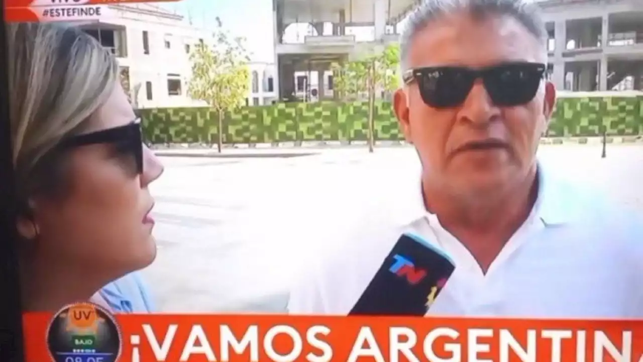 Cronista de TN en Qatar entrevistó al Bichi Borghi sin saber quién era