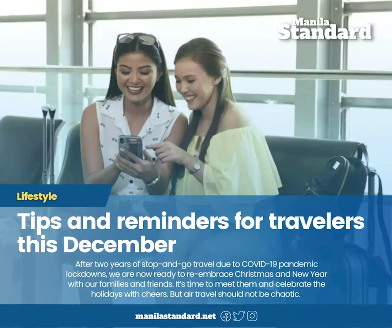 Tips and reminders for travelers this December