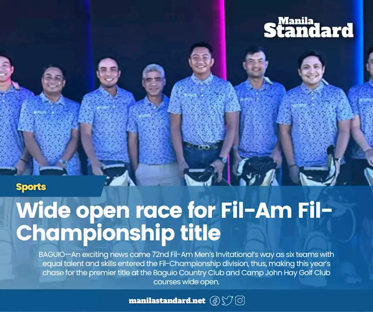 Wide open race for Fil-Am Fil-Championship title