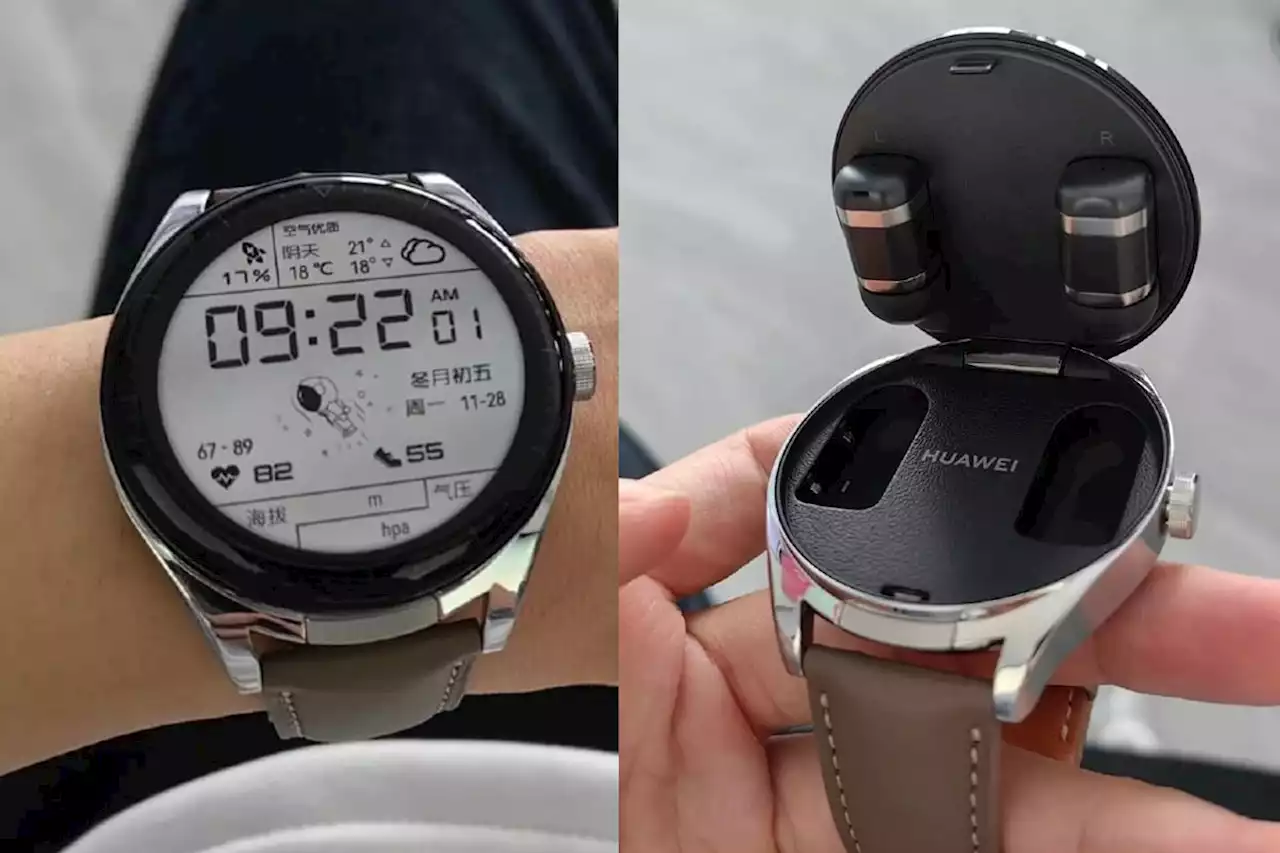 Huawei launching smartwatch with built-in earbuds case