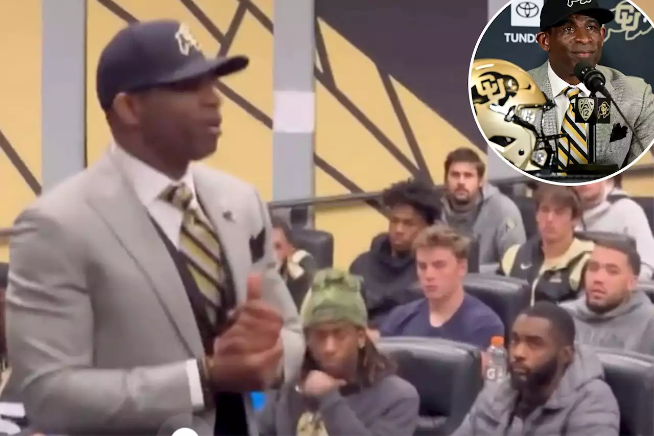 Deion Sanders isn’t messing around at Colorado: ‘Go ahead and jump in that portal’