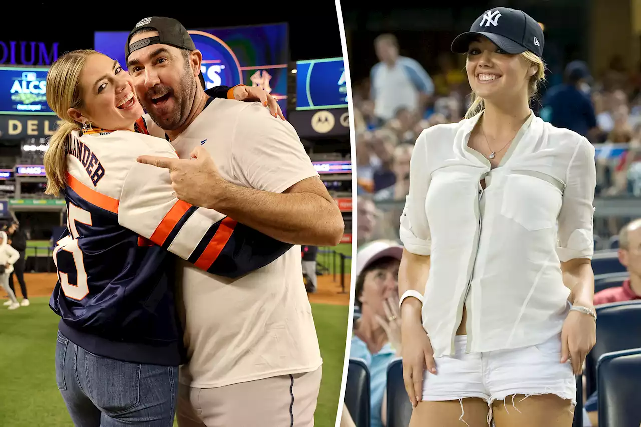 Mets fans welcome Kate Upton, Justin Verlander after her past Yankees allegiance