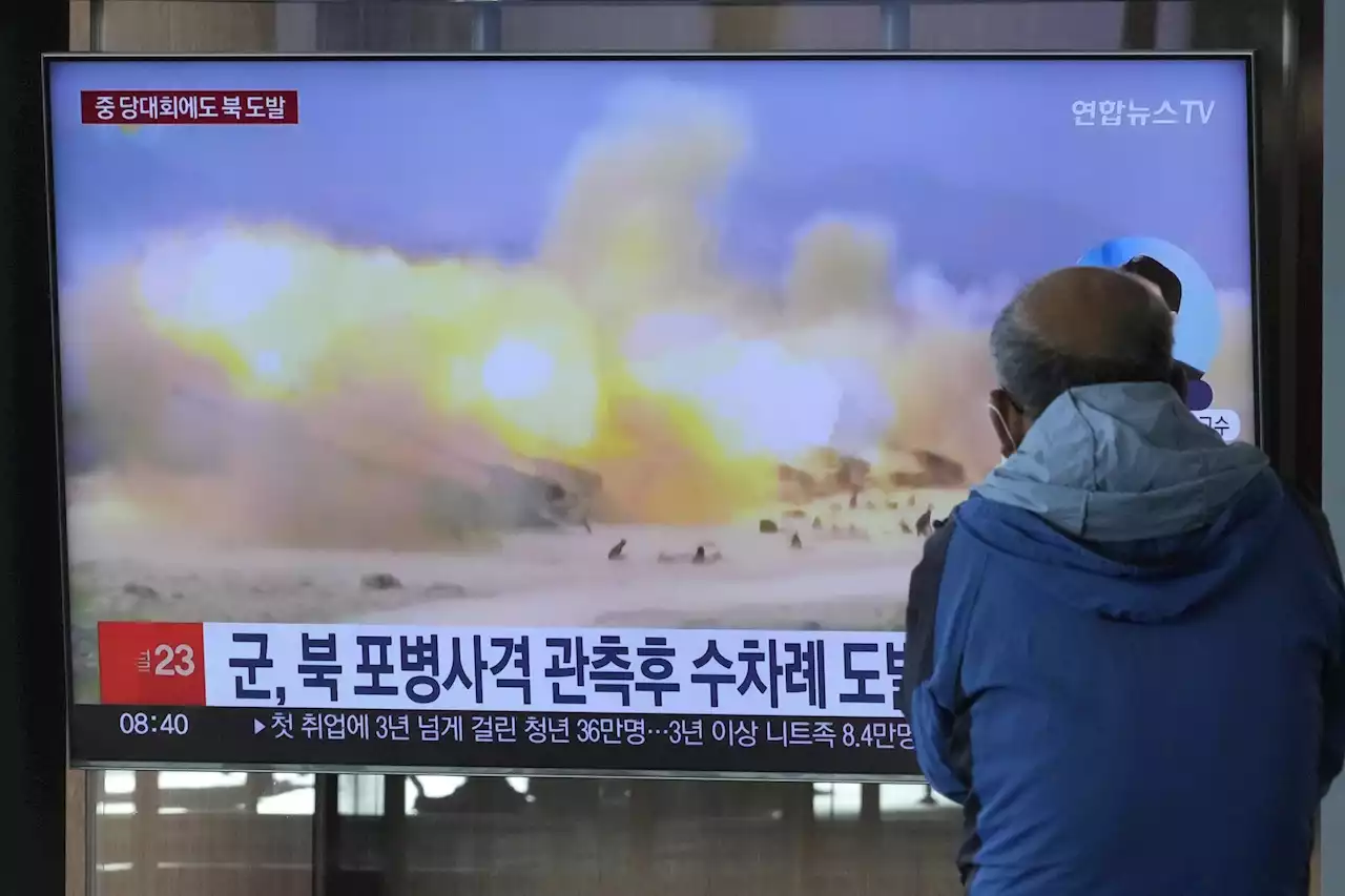 North Korea fires over 100 artillery rounds in military drill