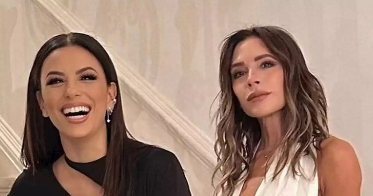 Victoria Beckham's night out with Eva Longoria including peek inside London home