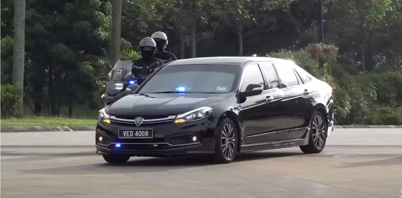 PM Datuk Seri Anwar Ibrahim dilihat guna Proton Perdana Limosine untuk ke Istana Negara - paultan.org