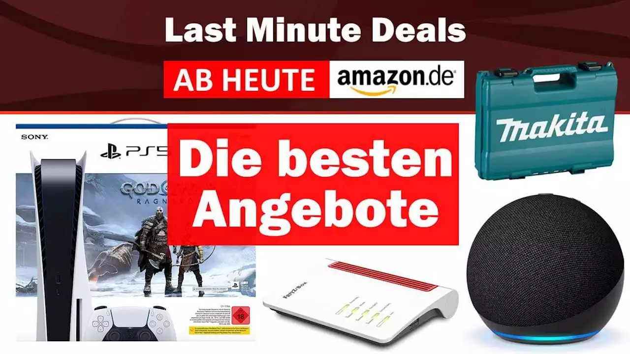 Amazon-Angebote: Last Minute Angebote gestartet & PS5 kaufen