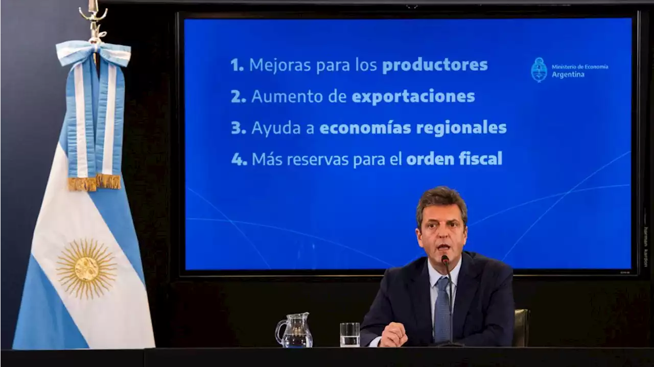 Massa anunció que firmará un acuerdo de intercambio fiscal con el embajador de Estados Unidos