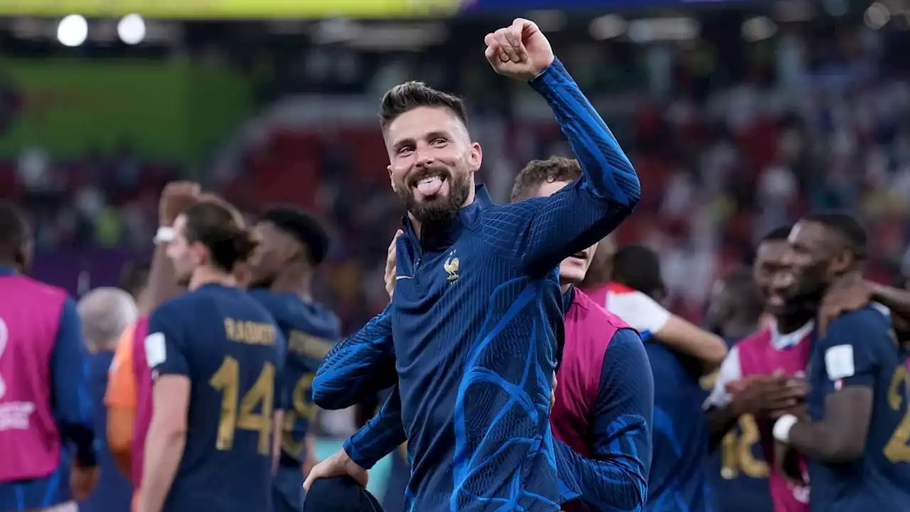 France-Pologne: 'Maintenant on n'en parle plus', le soulagement de Giroud après son record