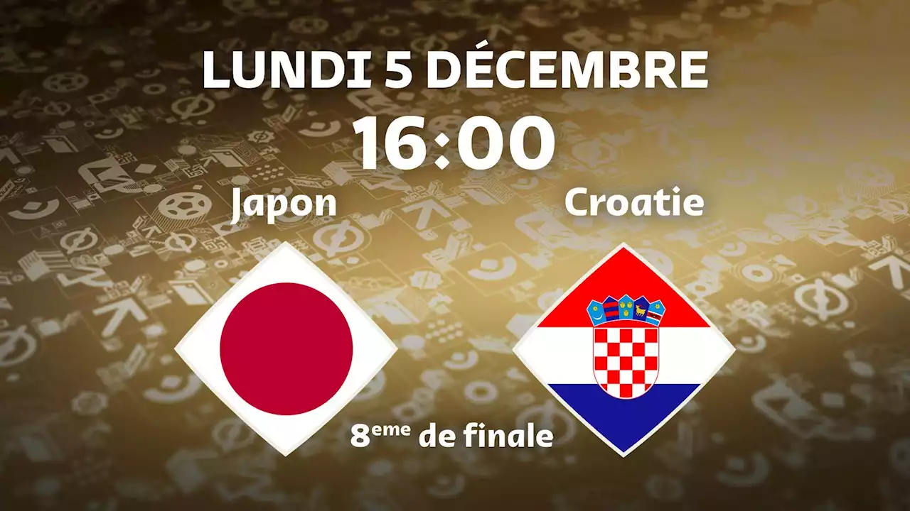 Direct vidéo Japon - Croatie : 0-0, deux nations pour une place en quarts