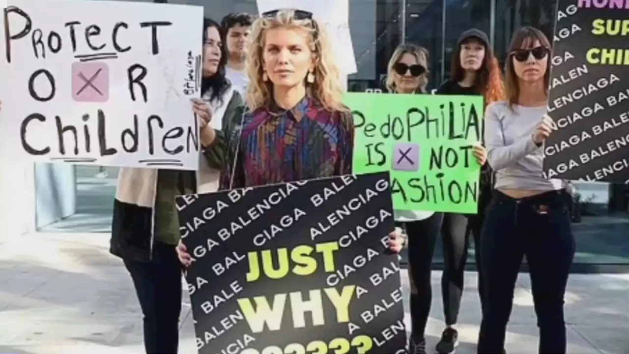 Balenciaga protesters at &#8216;forefront of fight&#8217; against child exploitation