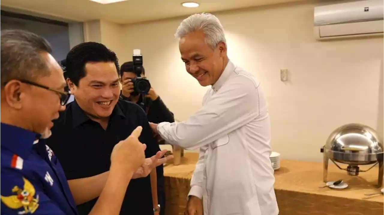 Reaksi Erick Thohir soal Namanya Dipasangkan dengan Ganjar di Pilpres: Itu Politis, Saya bukan Orang Partai!