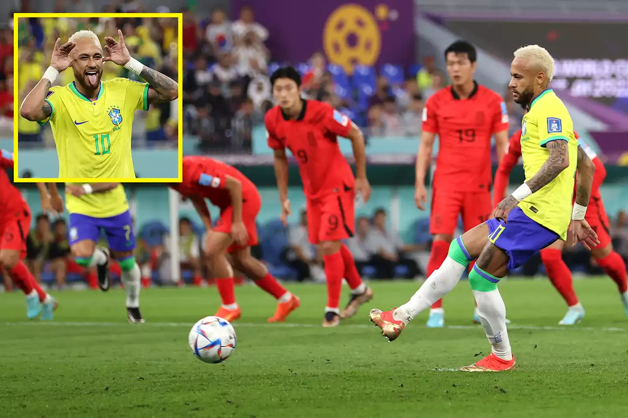 'The absolute disrespect' - Ashton purrs over Neymar's cheeky penalty for Brazil