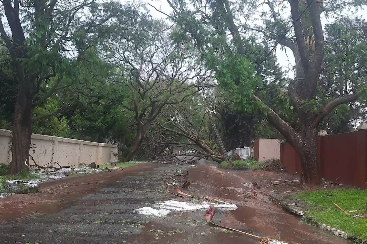 Hail and storm damage cause widespread electricity outages in Joburg | The Citizen