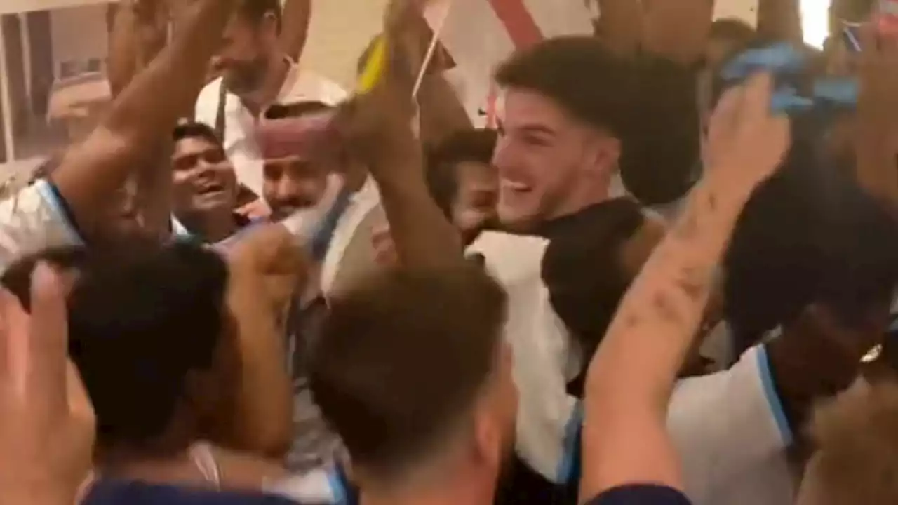 Inside England's celebrations after 3-0 win against Senegal sets up France QF