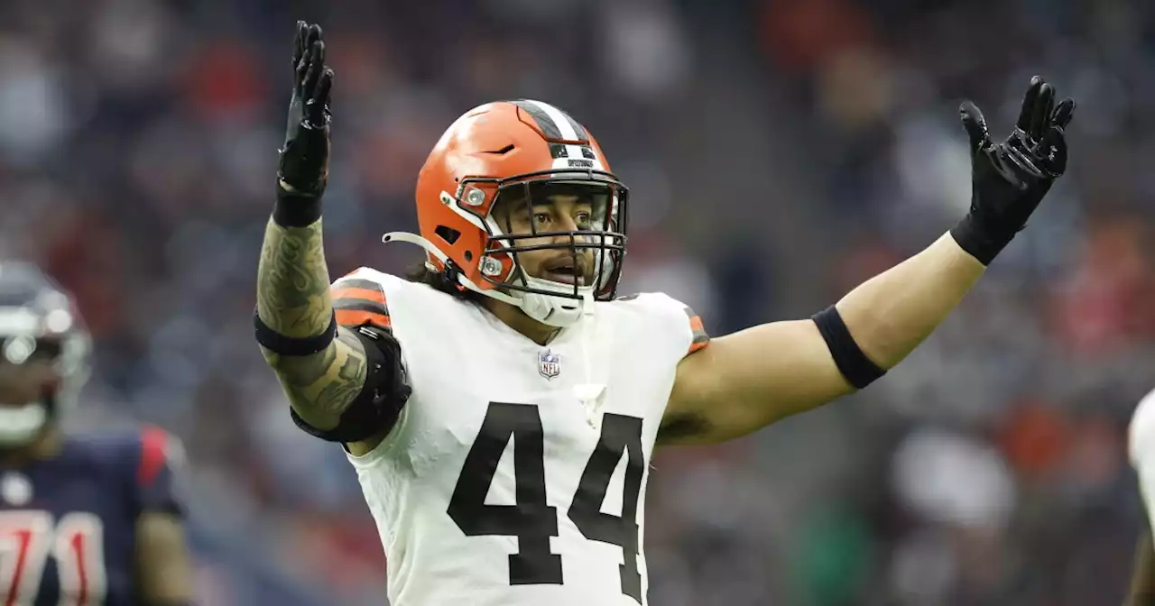 Browns LB Sione Takitaki out for season with torn ACL