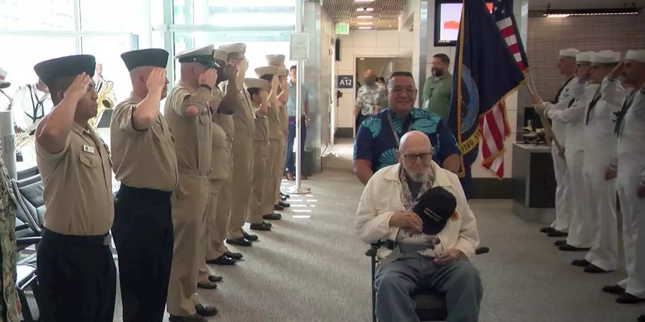 102-year-old Pearl Harbor survivor honored in Hawaii ahead of remembrance ceremony