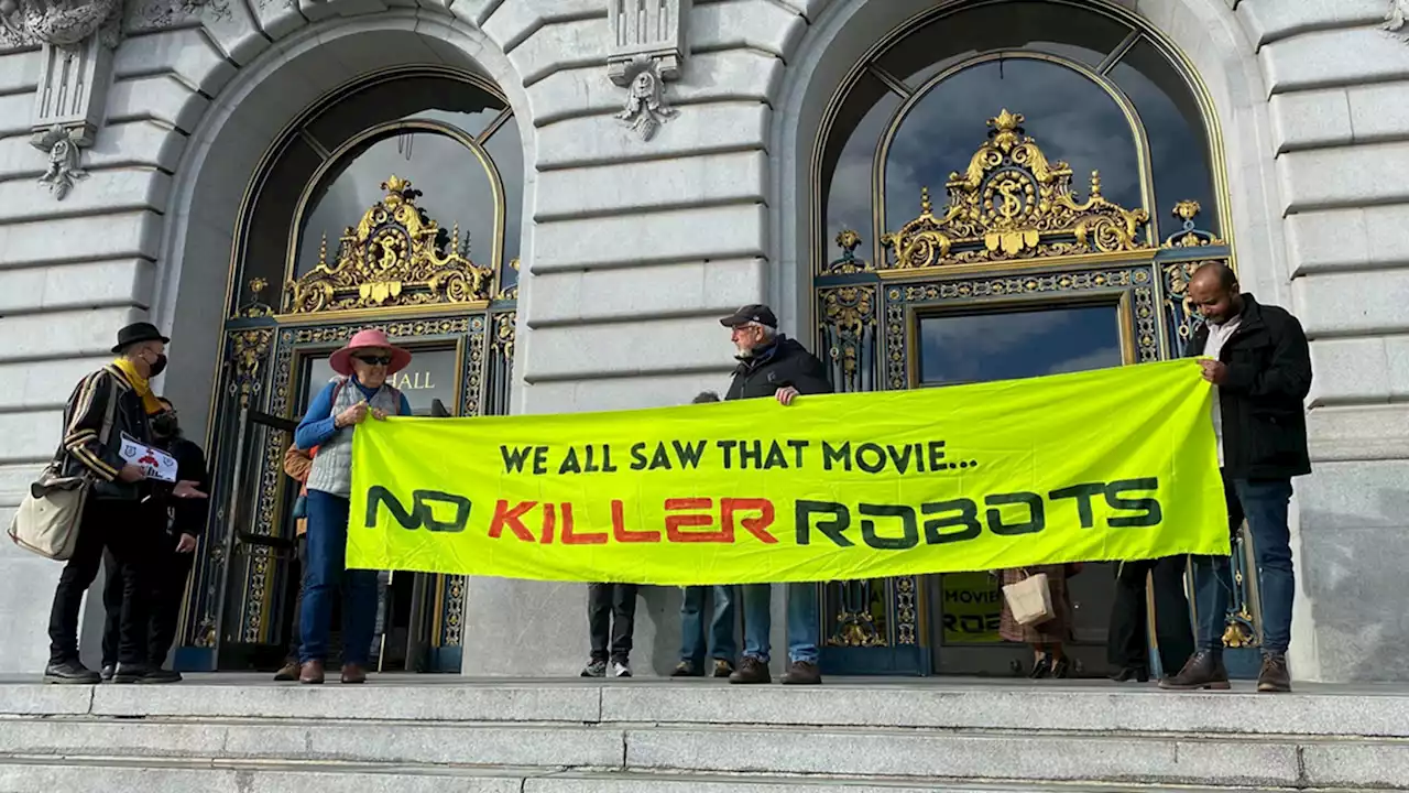 Activists push back against SFPD's deadly force robots amid legality issues