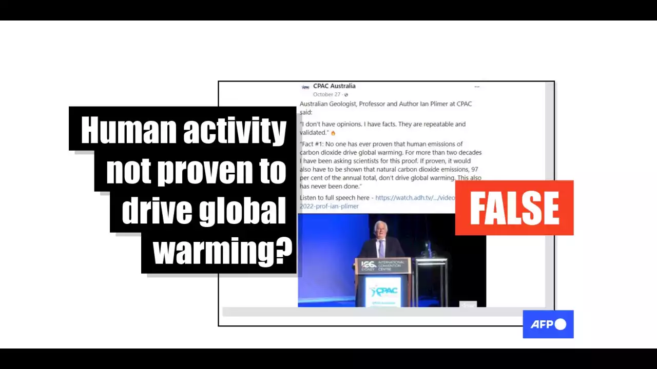 Expert says Australian geologist’s false climate change claims 'designed to mislead and confuse'