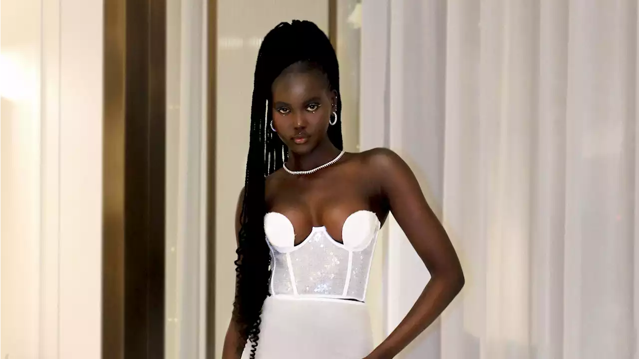 The Story Behind Adut Akech’s Showstopper Fashion Awards Look