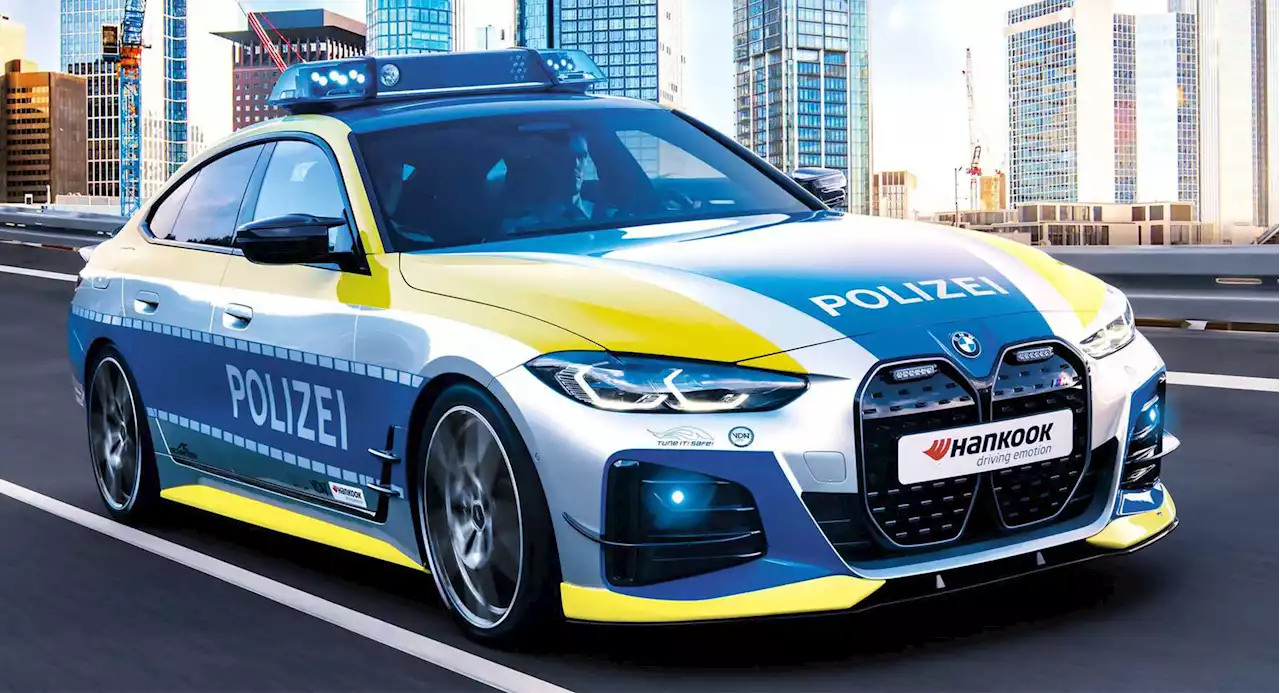 AC Schnitzer Created A BMW i4 M50 Police Car | Carscoops