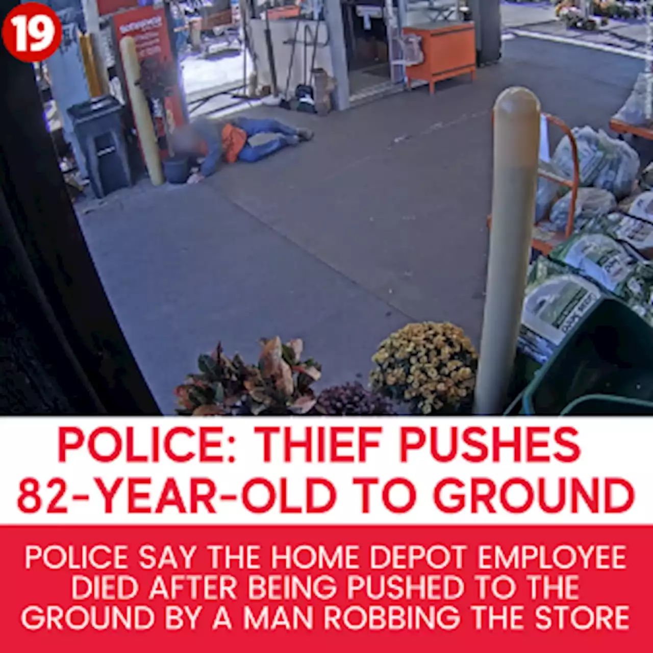 GRAPHIC: Home Depot employee dies after store thief pushes him to ground, police say