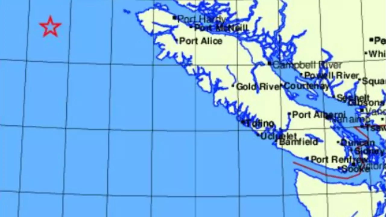 4.6-magnitude earthquake shakes near Vancouver Island