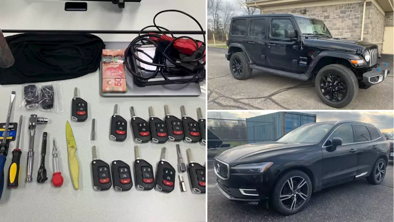 Traffic violation pullover leads to dozens of vehicle theft charges