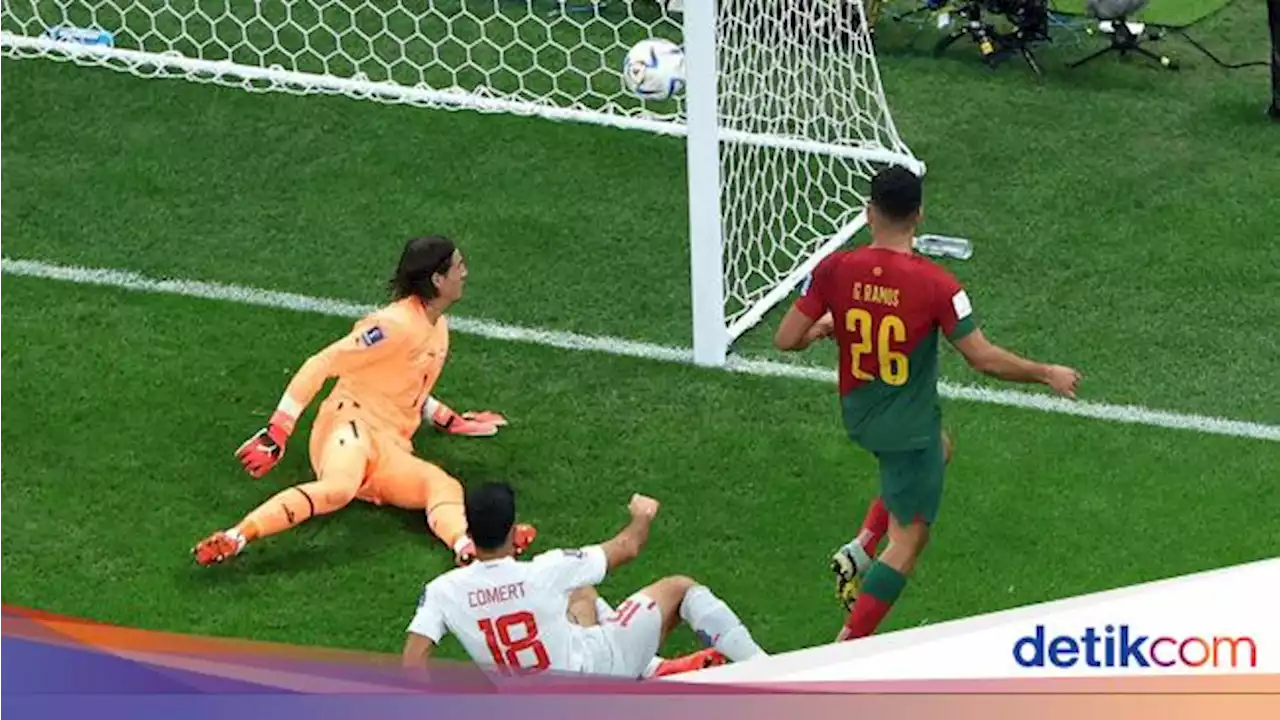 Tiga Gol Tercipta Selepas Jeda, Portugal Unggul 4-1 atas Swiss