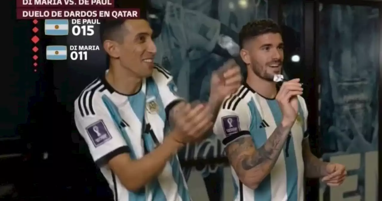 Di María, De Paul y duelo de dardos