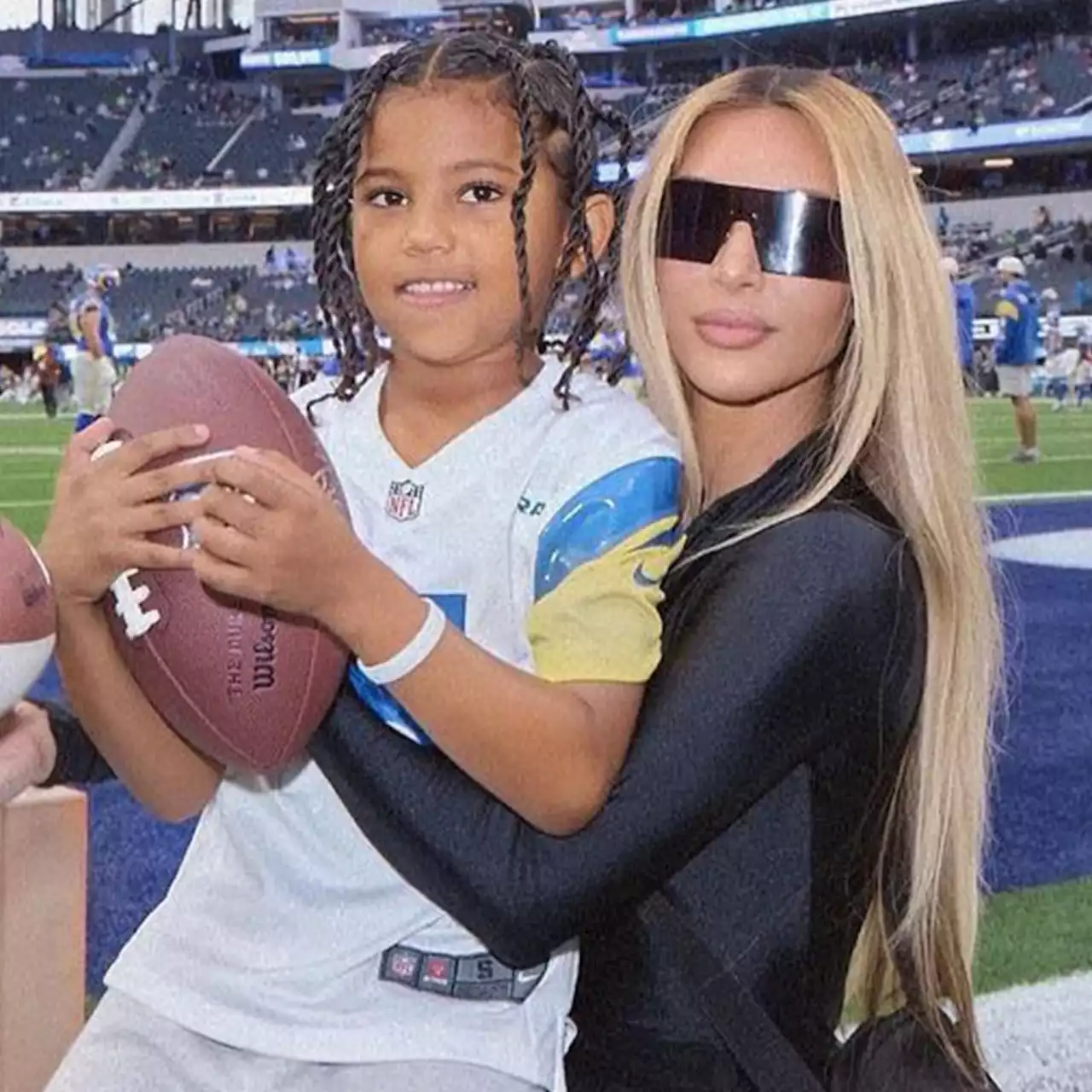 Kim Kardashian Celebrates 'Kindest Soul' Saint West's 7th Birthday at Football Game - E! Online