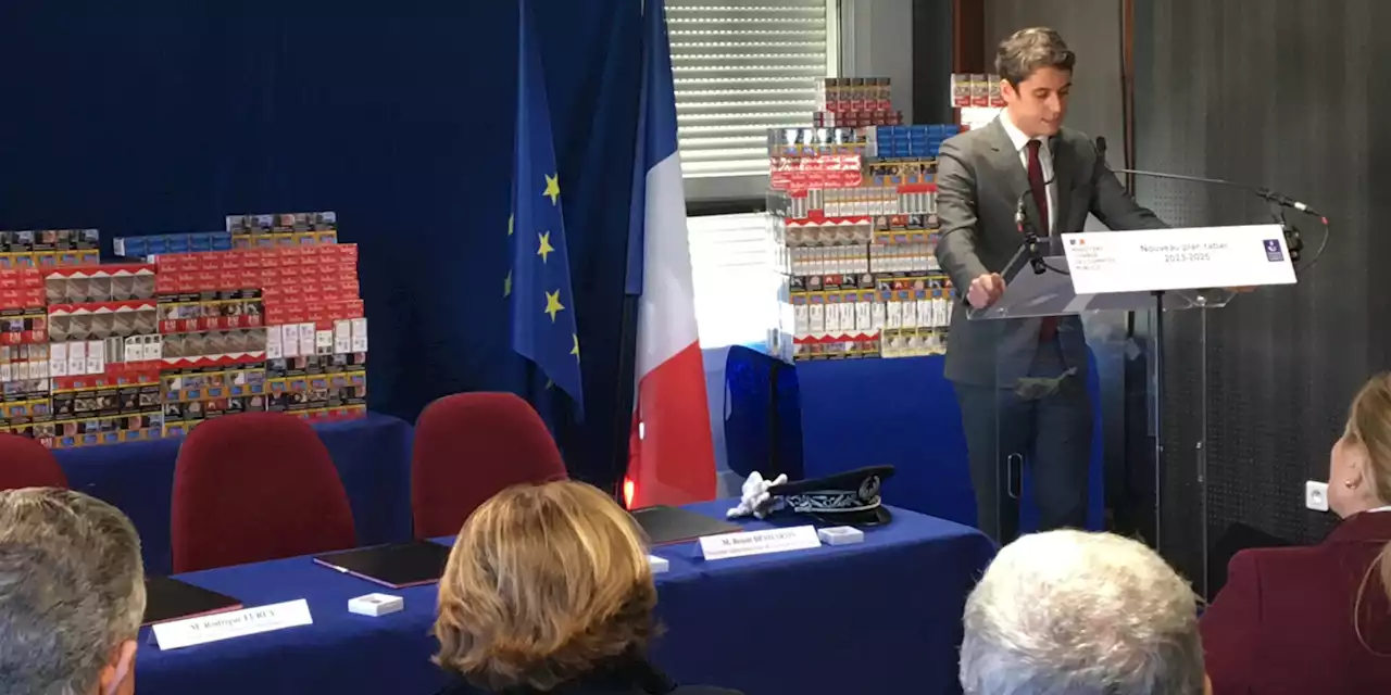 Gabriel Attal dévoile un nouveau plan de lutte contre les trafics de tabac