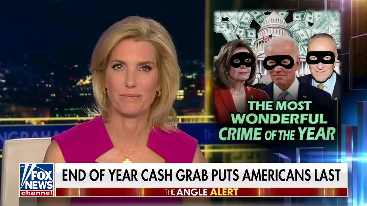 LAURA INGRAHAM: Democrats are trying to ram through massive spending bills before the new Congress