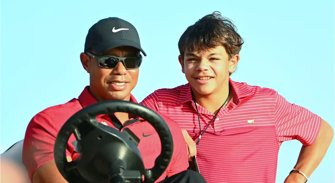 Tiger Woods reveals his son, Charlie, 13, is already outdriving him