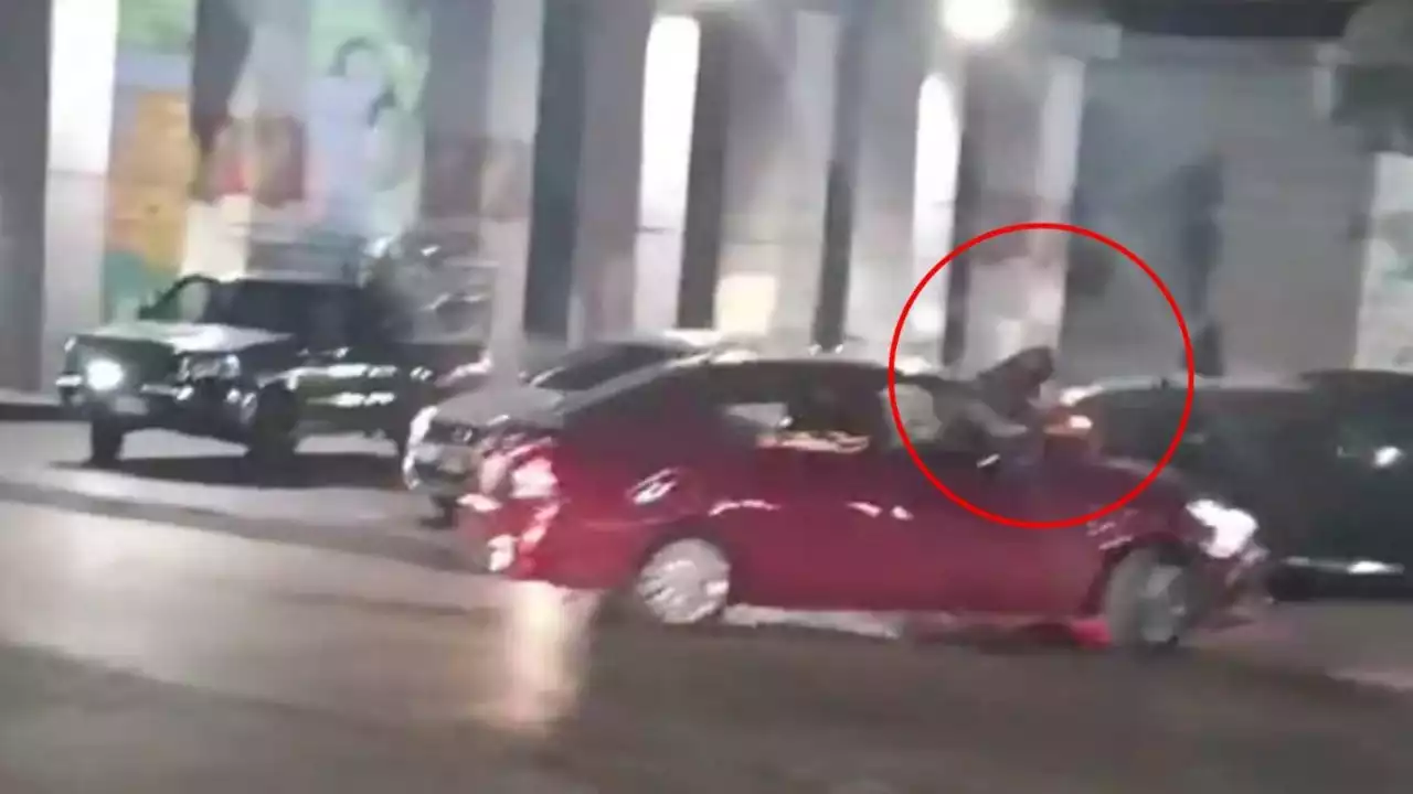 VIDEO ESCALOFRIANTE | atropella dos veces a un hombre por un simple altercado vial en Toluca