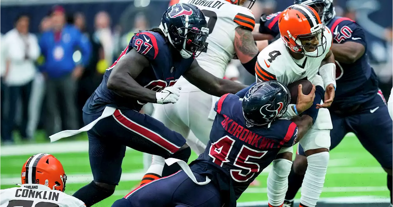 Texans film room: Grading Lovie Smith's defense in Browns game