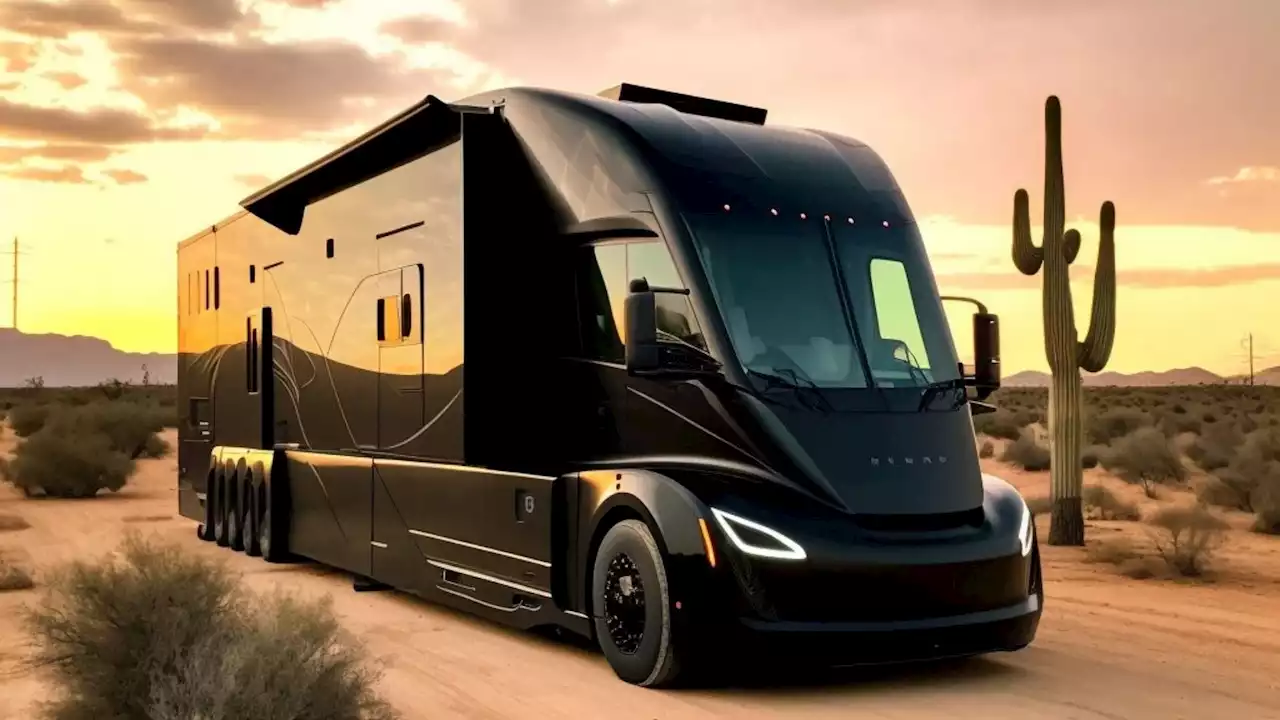 A design company has turned a Tesla Semi into an RV concept