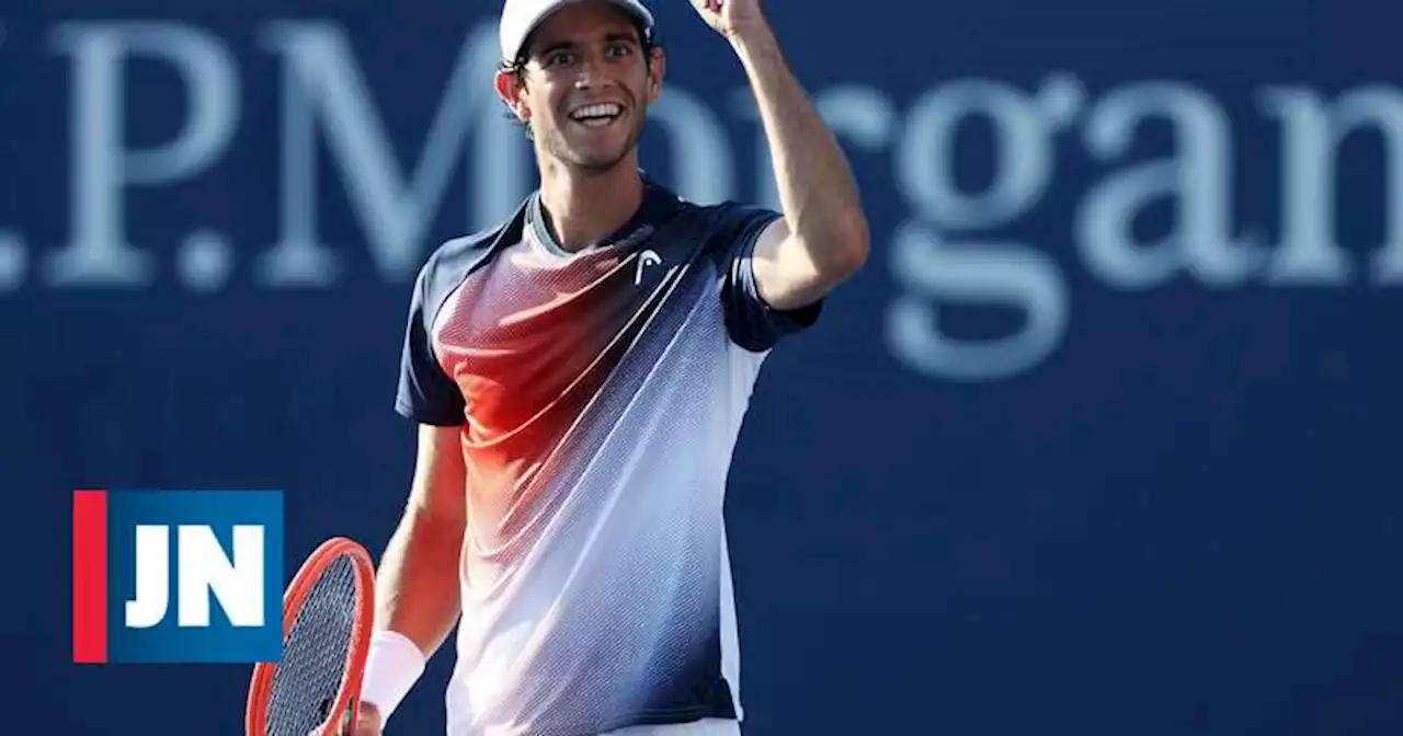 João Sousa e Nuno Borges no quadro principal do Open da Austrália