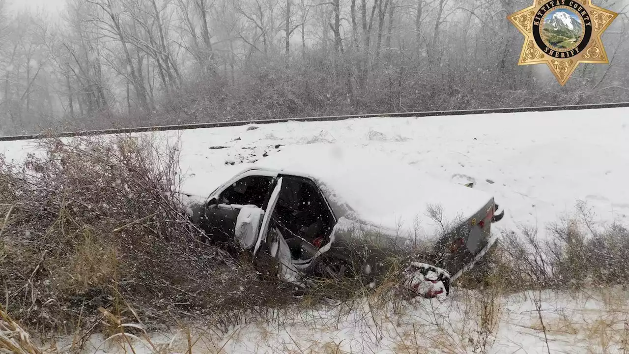 Man trapped in crushed vehicle ‘invisible’ from road found by deputy