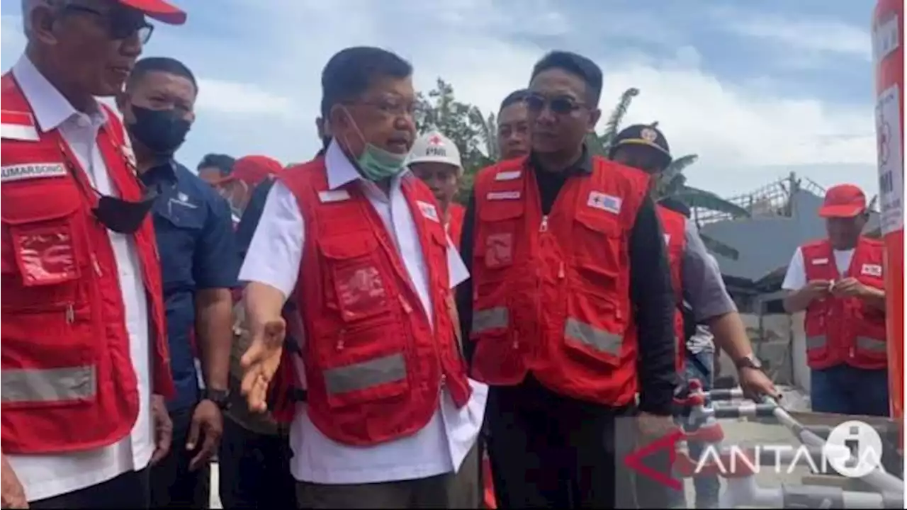 Jusuf Kalla Minta Pengusaha Indonesia Bantu Percepatan Pemulihan Korban Gempa Cianjur